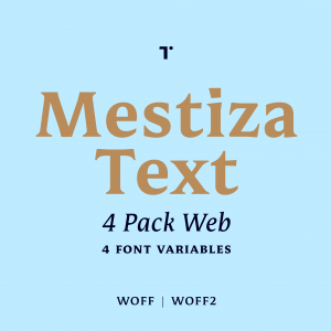 Mestiza Text 4 Pack Web