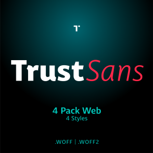 Trust Sans 4 Pack Web