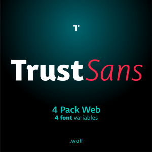 Trust Sans 4 Pack Web